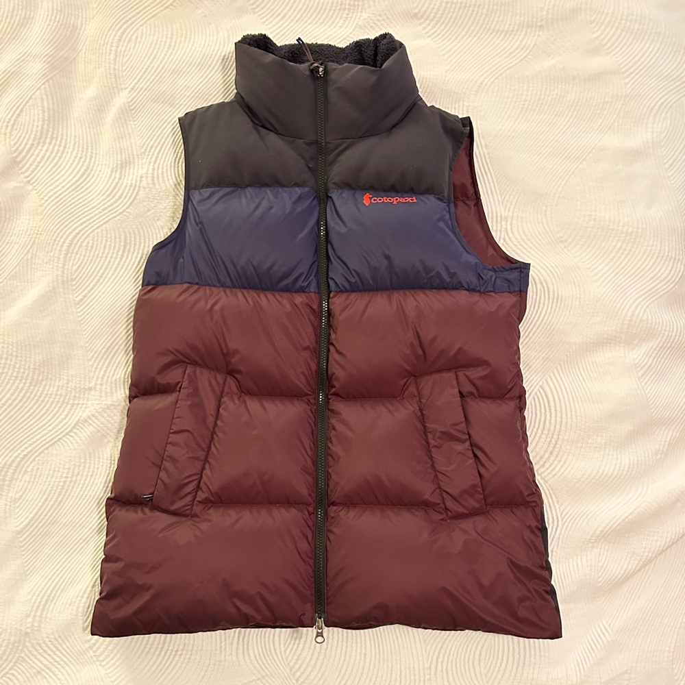 Cotopaxi Maroon Puffer Vest